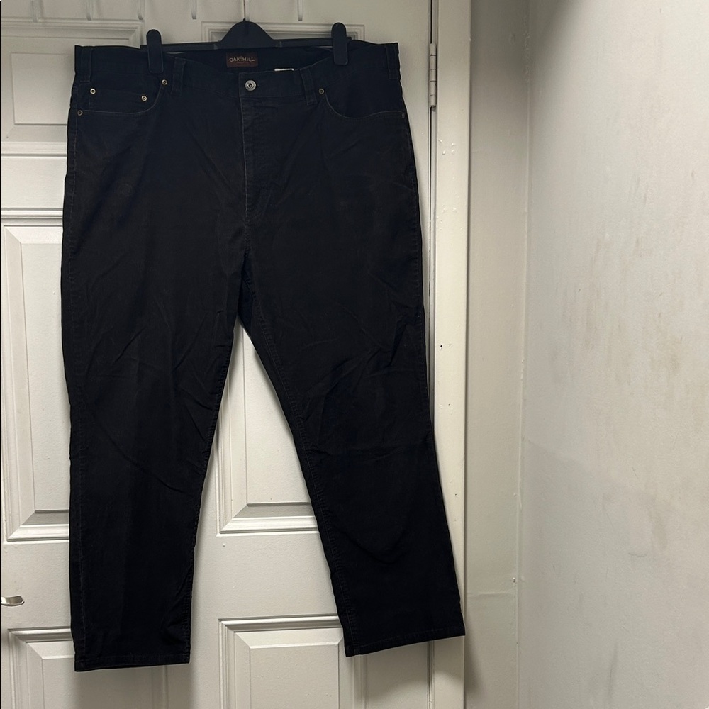 Classic Black Corduroy Pants for Men